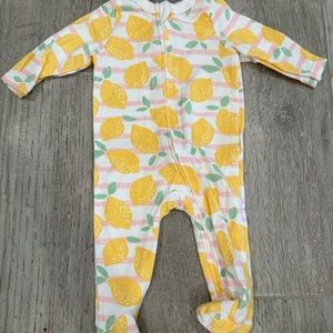Lemon Print Kids One Piece
